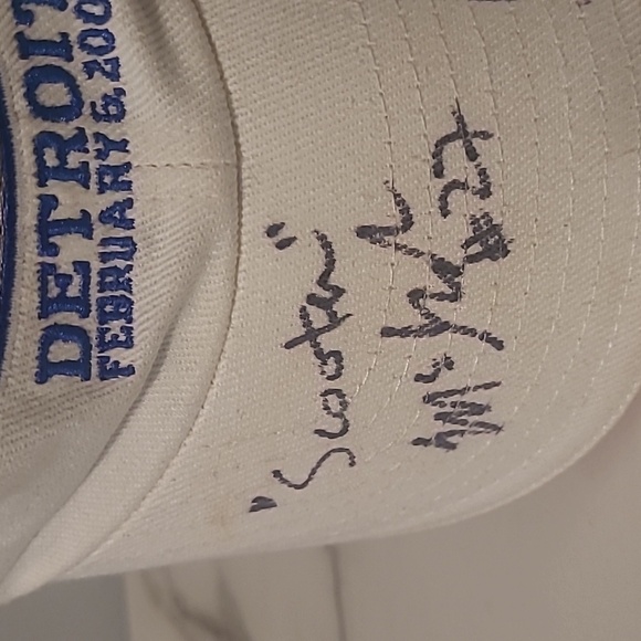 Autographed Super Bowl XL 40 2006 Football Cap Seahawks vs Steelers Collectible - Picture 3 of 10